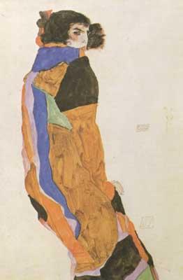 Egon Schiele The Dancer Moa (mk12) oil painting image